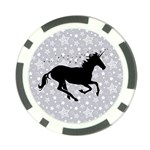 Unicorn on Starry Background Poker Chip (10 Pack)
