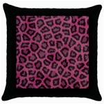 Leopard Throw Pillow Case (Black)