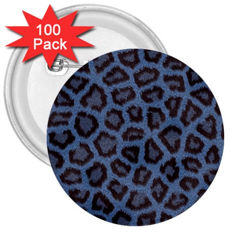 Leopard 3  Button (100 pack) from UrbanLoad.com Front