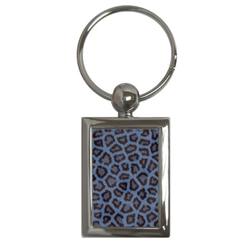 Leopard Key Chain (Rectangle) from UrbanLoad.com Front