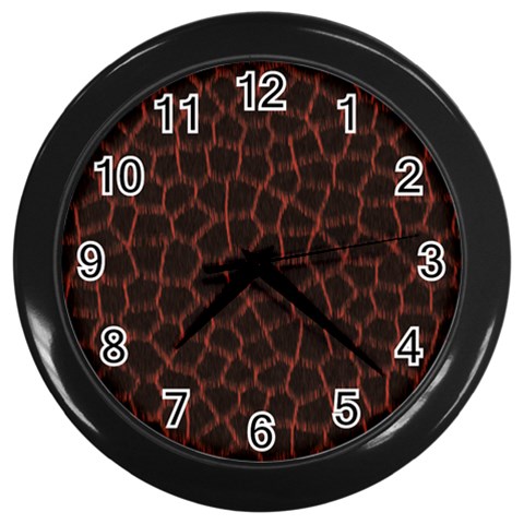 Giraffe Wall Clock (Black) from UrbanLoad.com Front