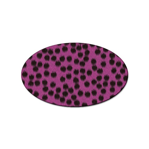 Cheetah Sticker (Oval) from UrbanLoad.com Front