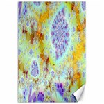 Golden Violet Sea Shells, Abstract Ocean Canvas 24  x 36  (Unframed)