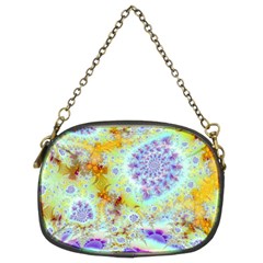 Golden Violet Sea Shells, Abstract Ocean Chain Purse (Two Sided)  from UrbanLoad.com Back