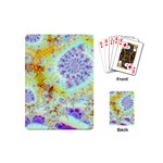 Golden Violet Sea Shells, Abstract Ocean Playing Cards (Mini)