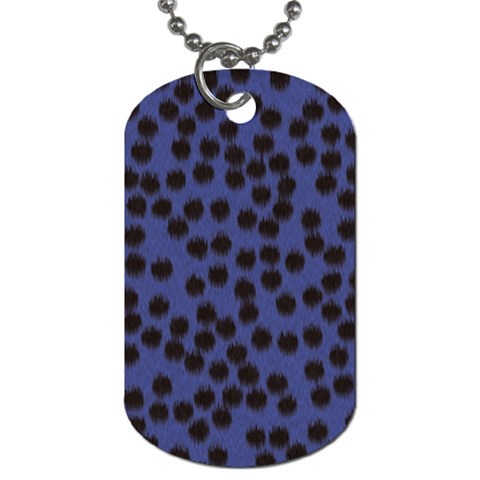 Cheetah Dog Tag (Two Sides) from UrbanLoad.com Front