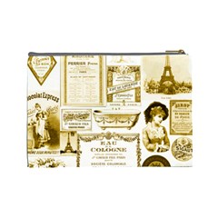 Parisgoldentower Cosmetic Bag (Large) from UrbanLoad.com Back