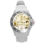 Parisgoldentower Plastic Sport Watch (Large)