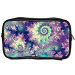 Violet Teal Sea Shells, Abstract Underwater Forest Toiletries Bag (One Side)