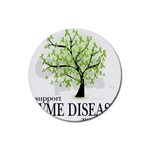 Lyme Tree Rubber Round Coaster (4 pack)