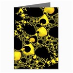Special Fractal 04 Yellow Greeting Card (8 Pack)
