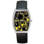 Special Fractal 04 Yellow Tonneau Leather Watch