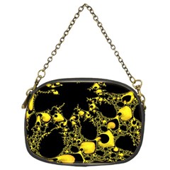 Special Fractal 04 Yellow Chain Purse (Two Sided)  from UrbanLoad.com Back