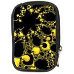 Special Fractal 04 Yellow Compact Camera Leather Case
