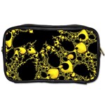 Special Fractal 04 Yellow Travel Toiletry Bag (One Side)