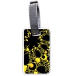 Special Fractal 04 Yellow Luggage Tag (One Side)