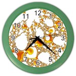 Special Fractal 04 Orange Wall Clock (Color)
