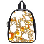 Special Fractal 04 Orange School Bag (Small)