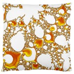 Special Fractal 04 Orange Large Cushion Case (Two Sided) 