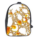 Special Fractal 04 Orange School Bag (XL)