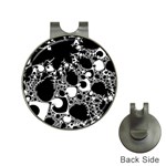 Special Fractal 04 B&w Hat Clip with Golf Ball Marker