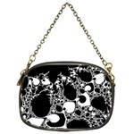 Special Fractal 04 B&w Chain Purse (One Side)
