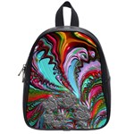 Special Fractal 02 Red School Bag (Small)