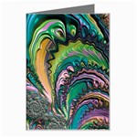 Special Fractal 02 Purple Greeting Card