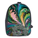 Special Fractal 02 Purple School Bag (XL)