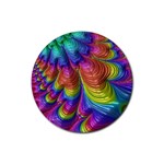 Radiant Sunday Neon Drink Coasters 4 Pack (Round)