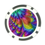 Radiant Sunday Neon Poker Chip (10 Pack)