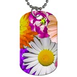 Lovely Flowers,purple Dog Tag (Two-sided) 