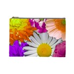 Lovely Flowers,purple Cosmetic Bag (Large)