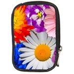 Lovely Flowers, Blue Compact Camera Leather Case