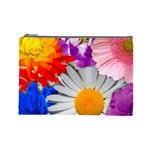 Lovely Flowers, Blue Cosmetic Bag (Large)