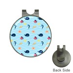 Fun Fish of the Ocean Hat Clip with Golf Ball Marker