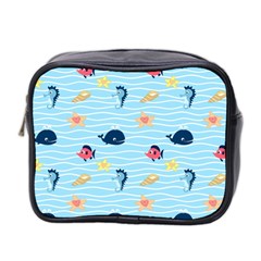 Fun Fish of the Ocean Mini Travel Toiletry Bag (Two Sides) from UrbanLoad.com Front