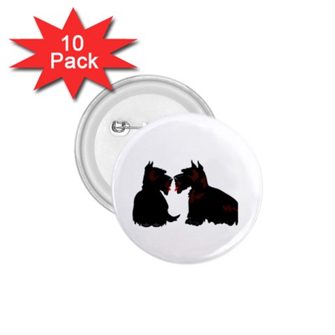 Scottish Terriers 1.75  Button (10 pack)  from UrbanLoad.com Front