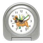 Basset Hound Travel Alarm Clock