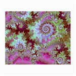 Raspberry Lime Delight, Abstract Ferris Wheel Glasses Cloth (Small)