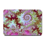 Raspberry Lime Delight, Abstract Ferris Wheel Small Doormat
