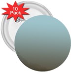Blue Gold Gradient 3  Button (10 pack)