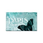 Paris Butterfly Sticker (Rectangle)