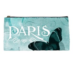 Paris Butterfly Pencil Case from UrbanLoad.com Front