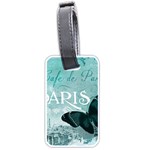 Paris Butterfly Luggage Tag (Two Sides)