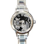 Venetian Mask Round Italian Charm Watch