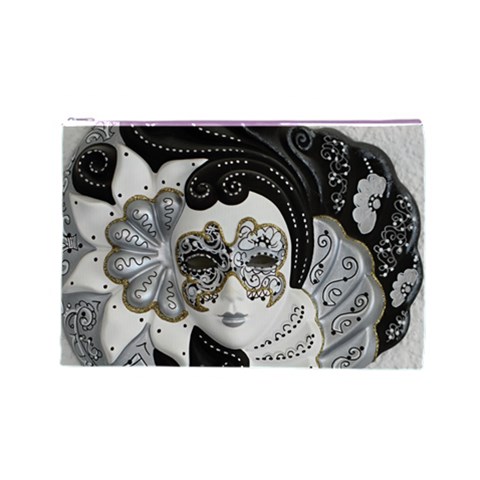 Venetian Mask Cosmetic Bag (Large) from UrbanLoad.com Front