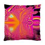 Magenta Boardwalk Carnival, Abstract Ocean Shimmer Cushion Case (Two Sided) 