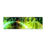 Dawn Of Time, Abstract Lime & Gold Emerge Bumper Sticker 100 Pack