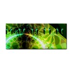 Dawn Of Time, Abstract Lime & Gold Emerge Hand Towel